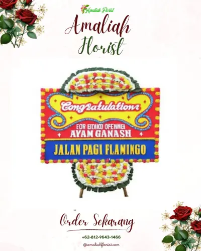 Bunga Papan Congratulation di Warakas